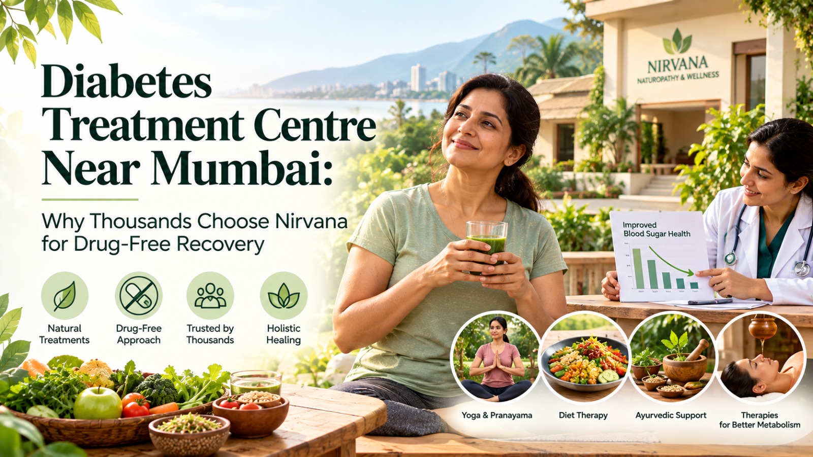iabetes treatment centre near Mumbai at Nirvana Naturopathy Igatpuri