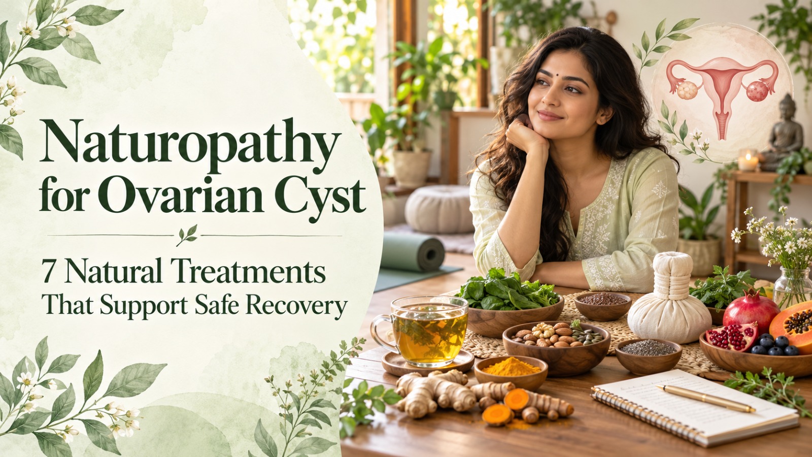 Naturopathy for ovarian cyst treatment programme at Nirvana Naturopathy Igatpuri