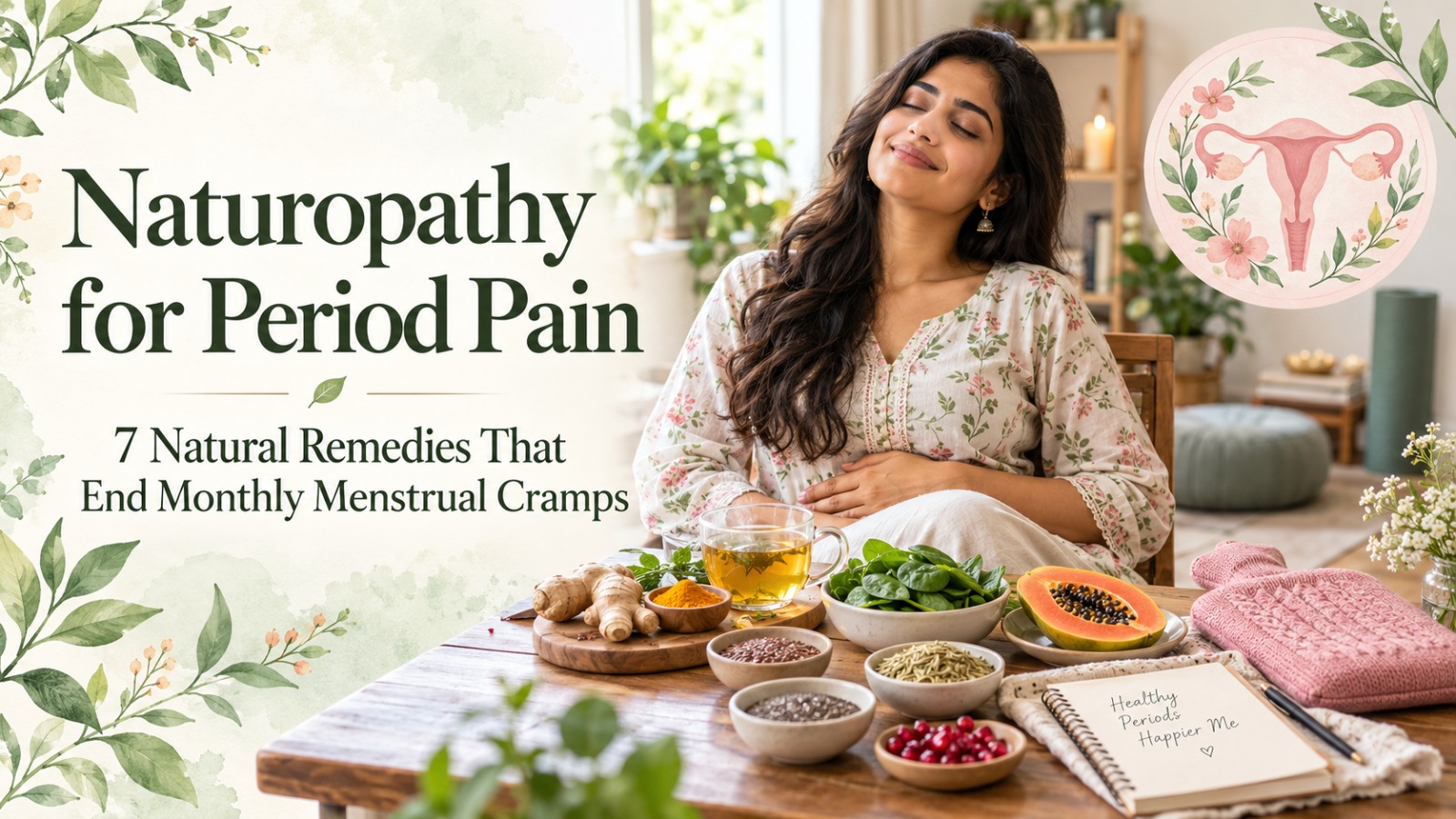 Naturopathy for period pain treatment at Nirvana Naturopathy Igatpuri